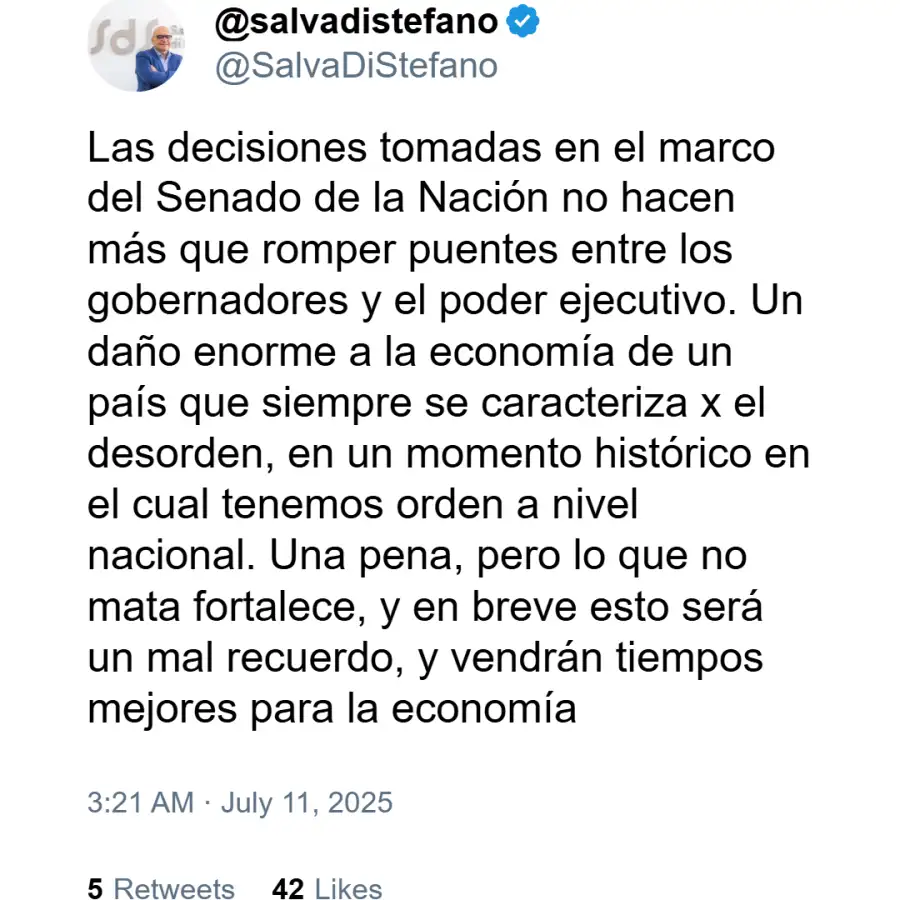 Posteo de Salvador Di Stefano 1
