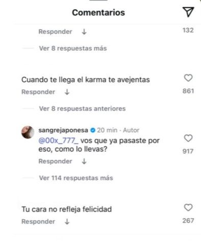 China Suárez enojada