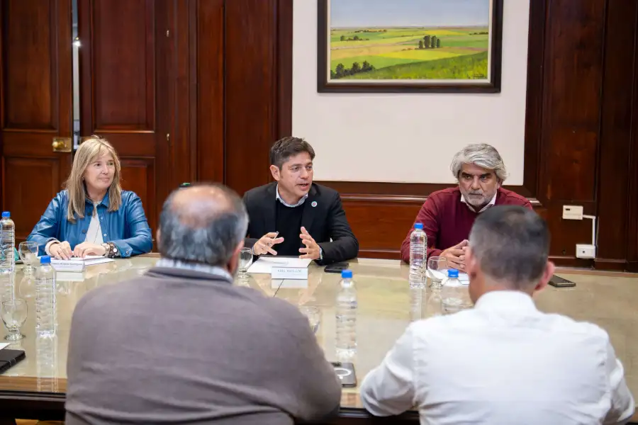 Kicillof se reunió con la CGT 1