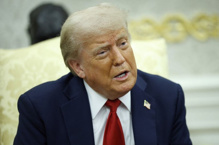 Donald Trump en el Salón Oval