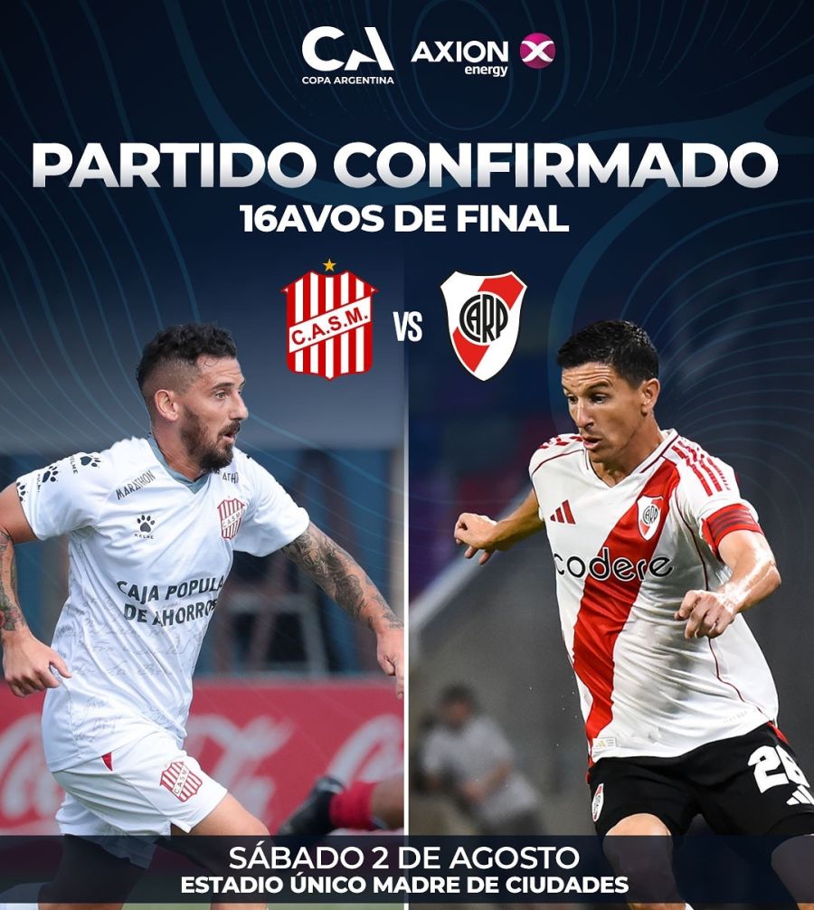 River 16 avos Copa Arg 2025 