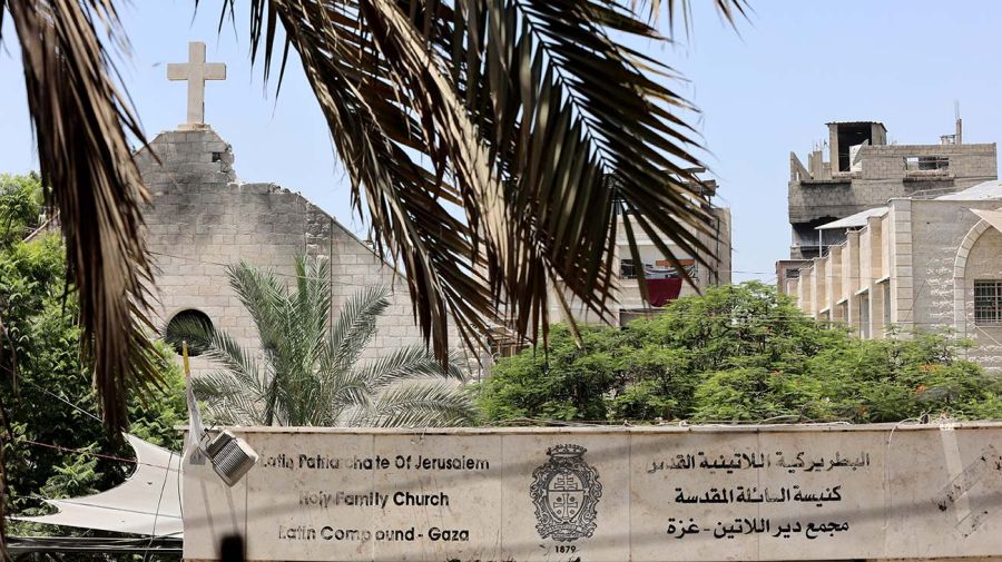 Iglesia Sagrada Familia Gaza 17072025