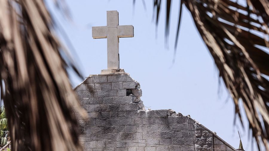 Iglesia Sagrada Familia Gaza 17072025