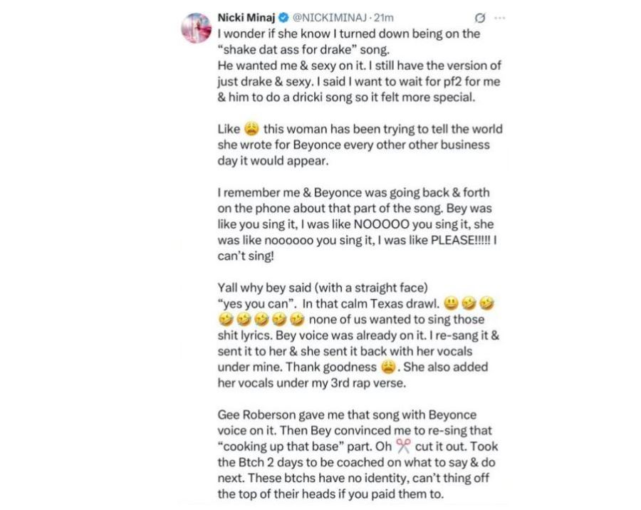 Pelea Nicki Minaj y SZA
