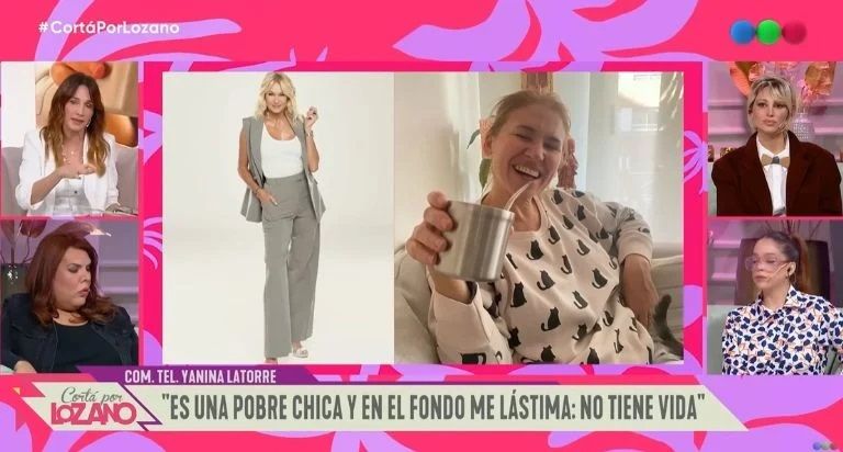 Yanina Latorre en vía telefónica con Cortá por Lozano