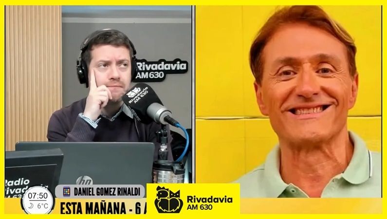 Daniel Gómez Rinaldi en Radio Rivadavia 1