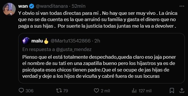 El furioso descargo de Wanda Nara al ganarle una batalla juidicial a Mauro Icardi: