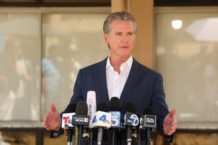 Gavin Newson, gobernador de California.