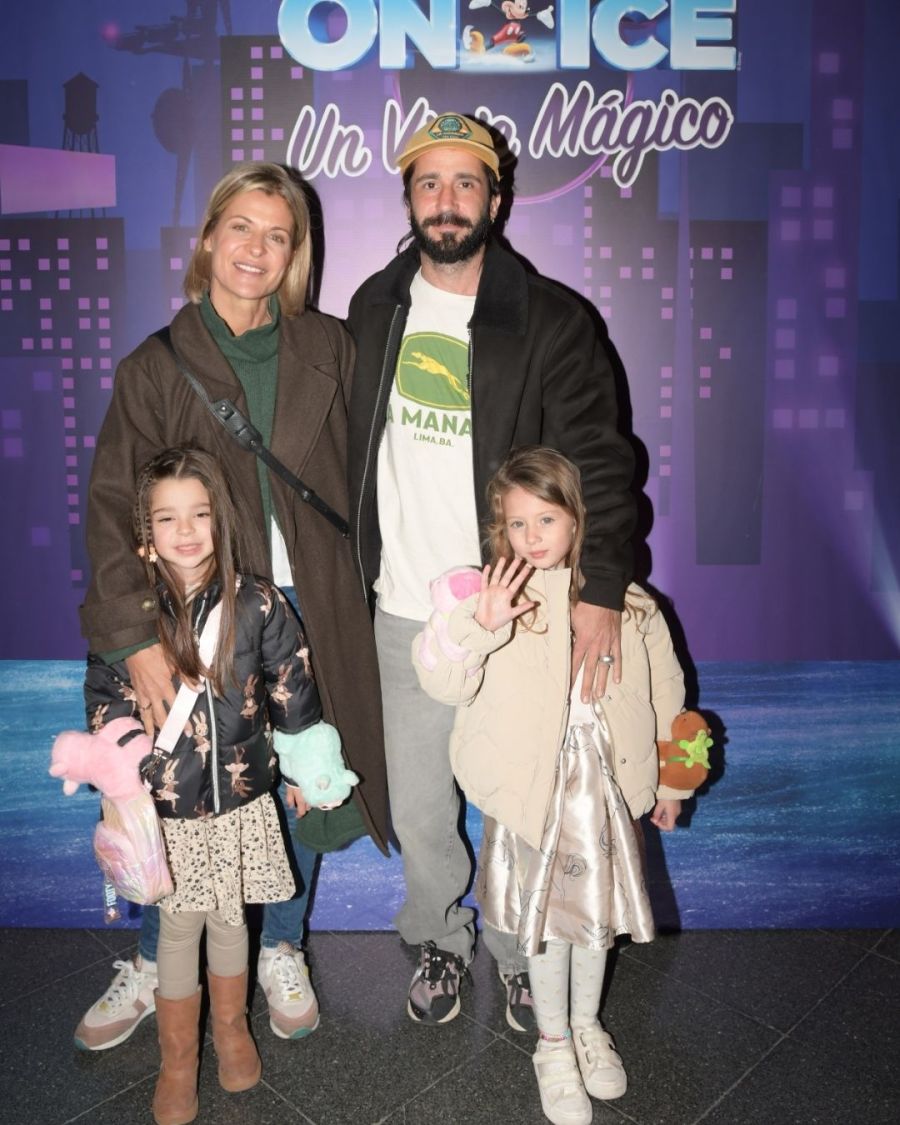 Eugenia Tobal y familia