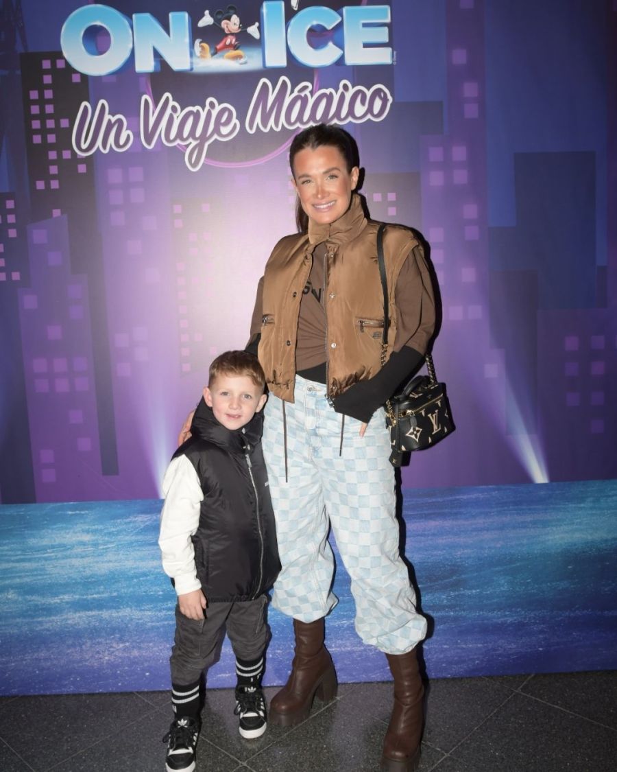 Cami Homs y su hijo Bautista