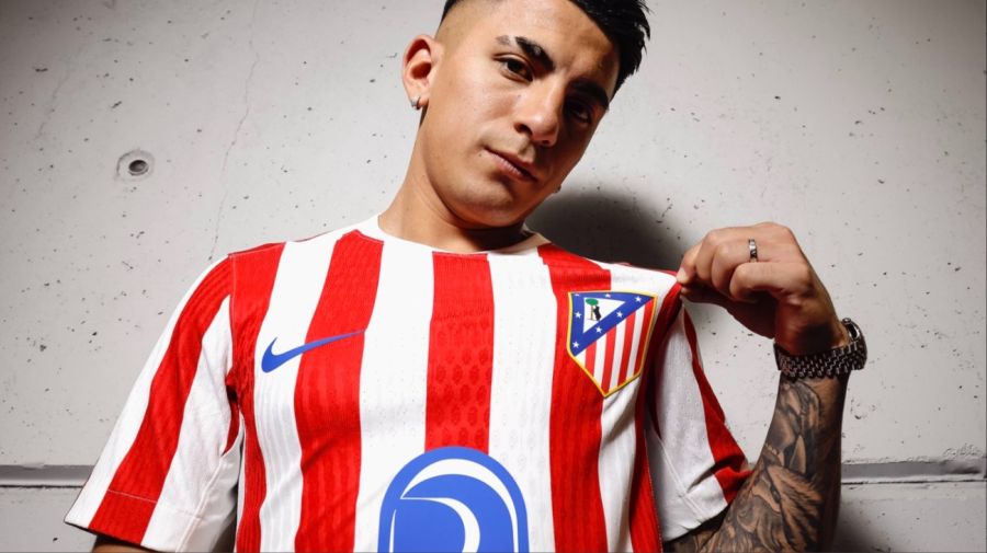 Thiago Almada fue presentado en el Atletico de Madrid