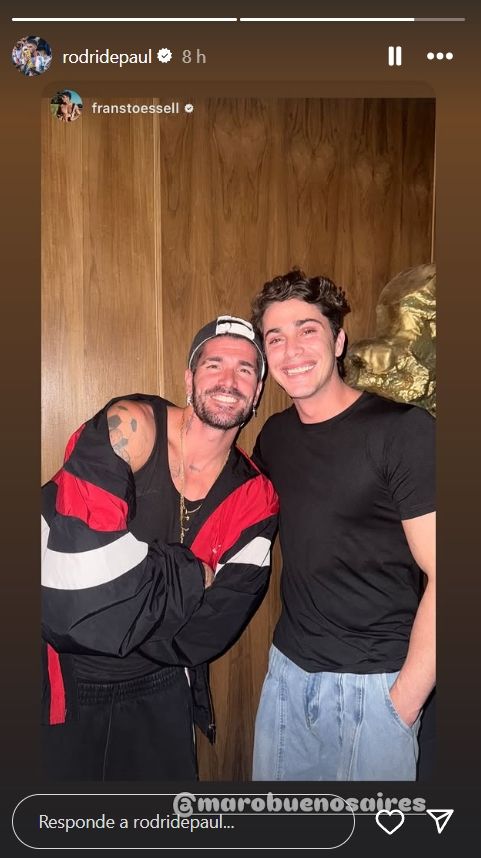 Rodrigo de Paul y Fran Stoessel