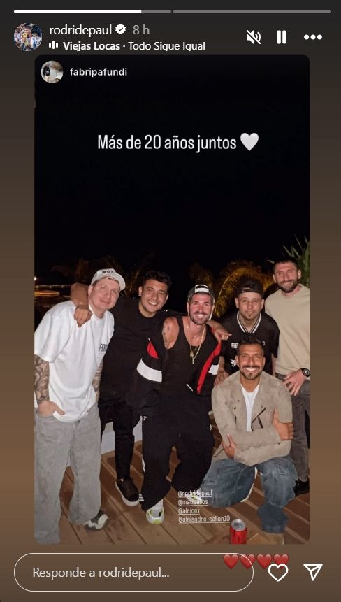 Rodrigo de Paul y Tini Stoessel