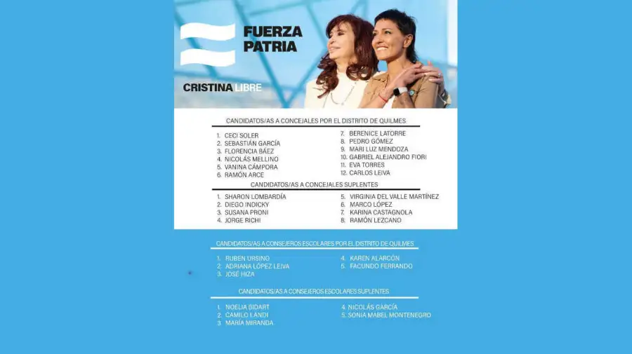 Fuerza Patria Quilmes 20250721