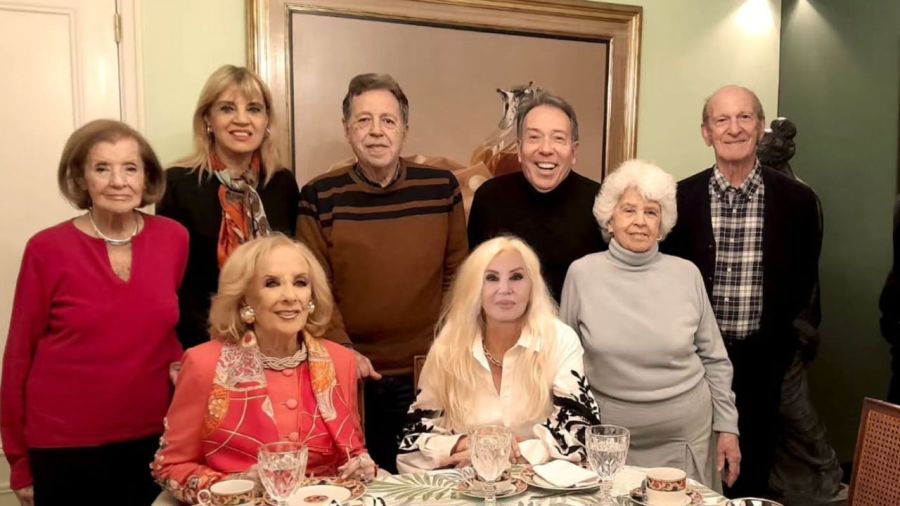 Mirtha Legrand y Susana Giménez celebraron juntas el Día del Amigo: así fue el gran banquete de las divas