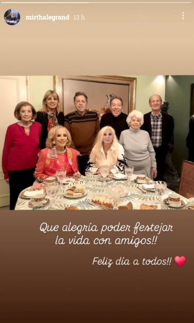 Mirtha Legrand y Susana Giménez celebraron juntas el Día del Amigo: así fue el gran banquete de las divas