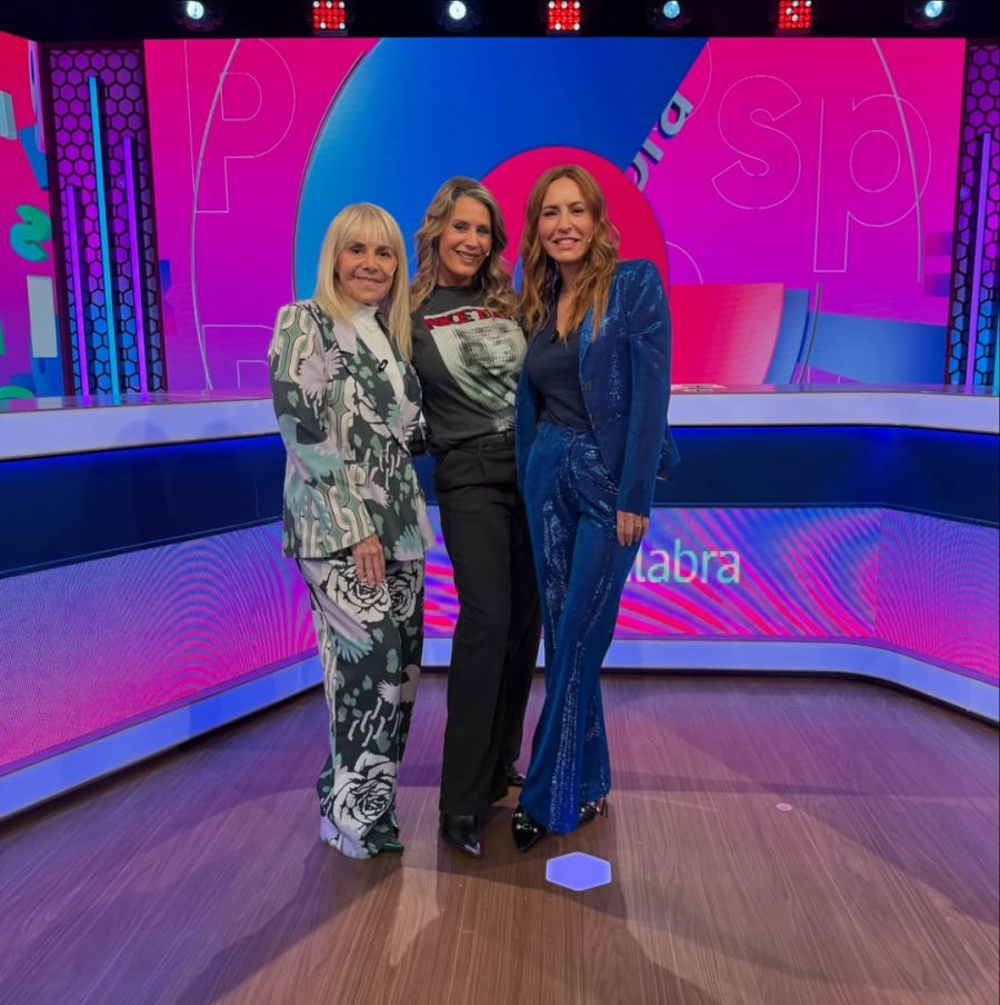 Rocío Marengo, Claudia Villafañe y Analía Franchín