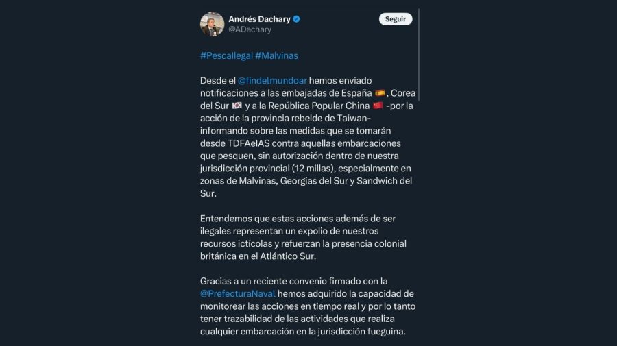 Tweet de Andrés Dachary