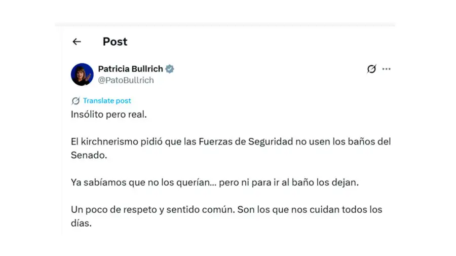 XPato Bullrich 22072025