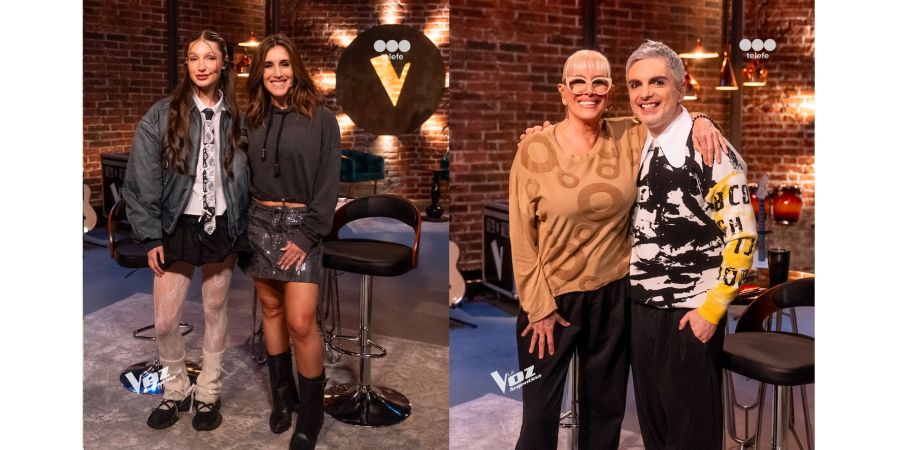 Yami Safdie, Soledad Pastorutti, Valeria Lynch y Ale Sergi