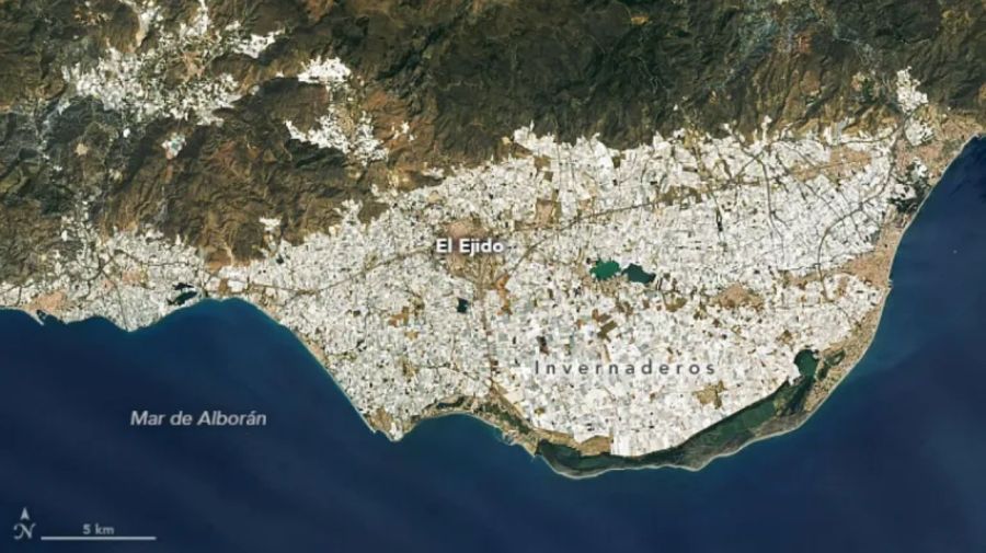 La construcción que se ve desde el espacio