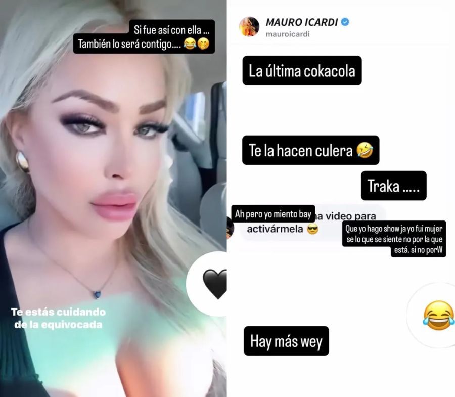 Peligra la relación entre Mauro Icardi y la China Suárez: una modelo aseguró que el futbolista le manda mensajes