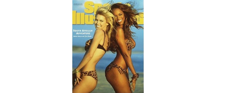 Tyra Banks junto a Valeria Mazza