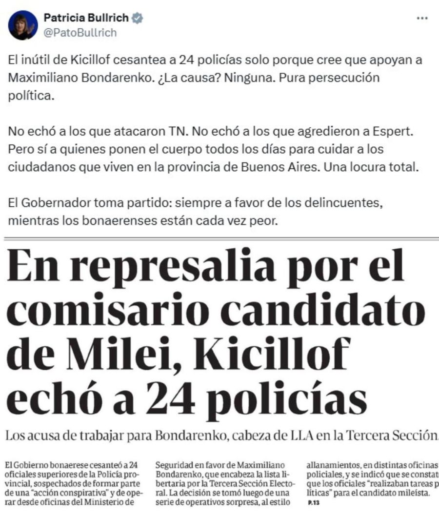 Patricia Bullrich Axel Kicillof