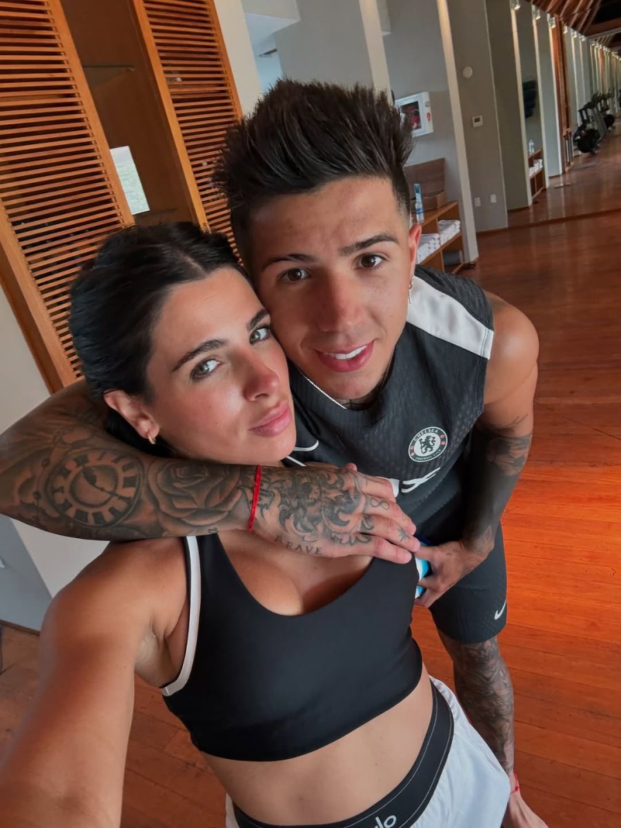 Valentina Cervantes y Enzo Fernández