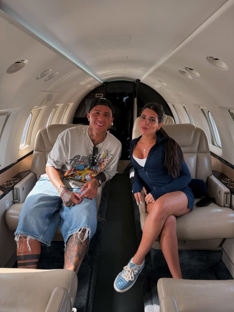 Valentina Cervantes y Enzo Fernández