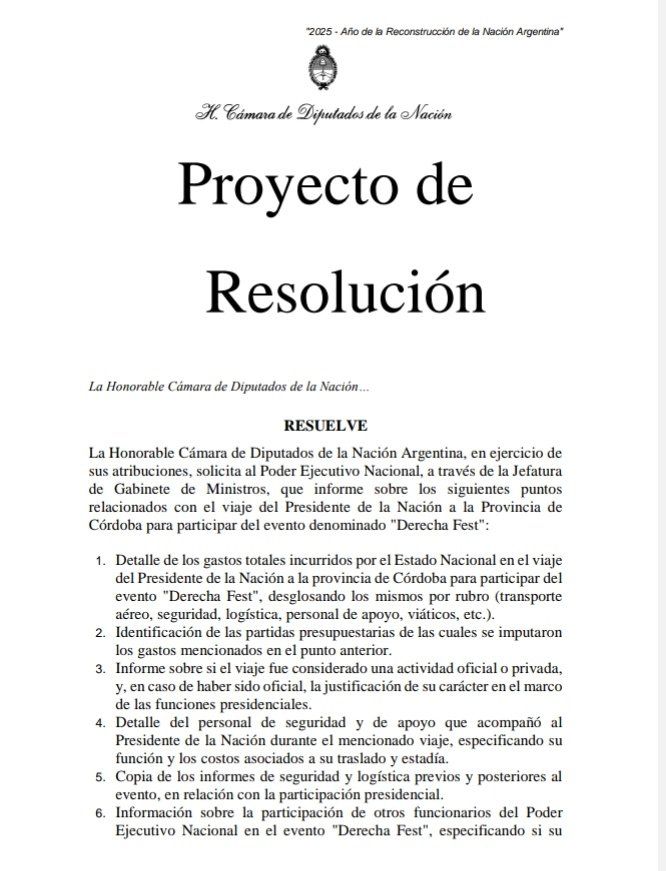 Proyecto de Resolución de Gabriela Estevez