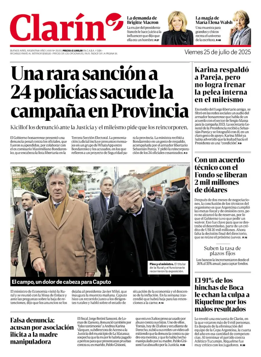 Tapa Clarín