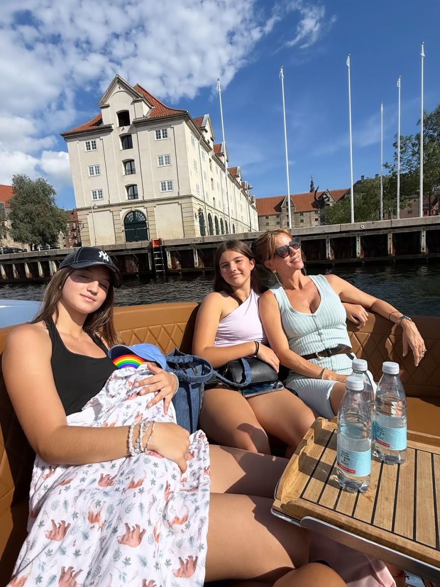 Nicole Neumann y su viaje en familia a Europa