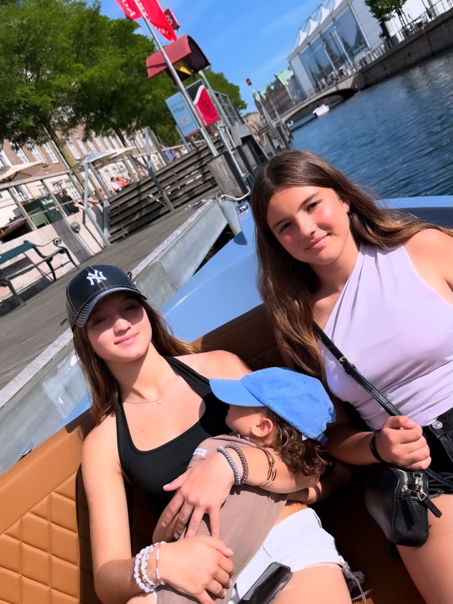 Nicole Neumann y su viaje en familia a Europa