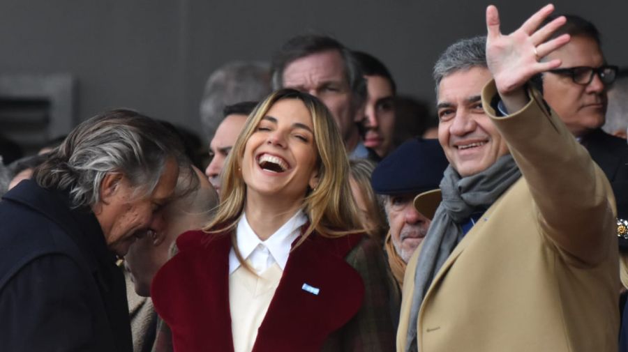 Postales del paso del presidente Javier Milei y sus ministros por la Sociedad Rural Argentina.