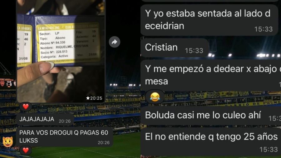 Supuestos chats entre Vale Salcedo y Chanchi Riquelme 2