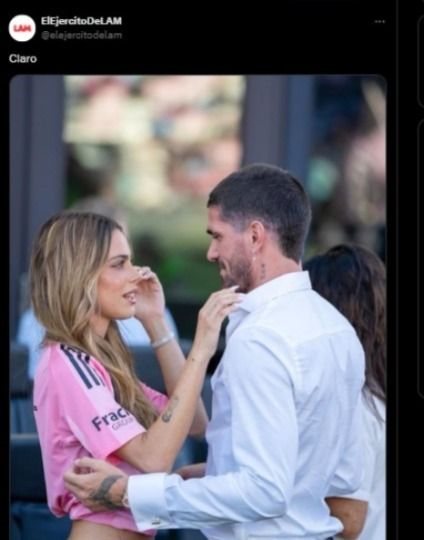 El romántico gesto de Tini Stoessel con Rodrigo De Paul en su presentación al Inter de Miami