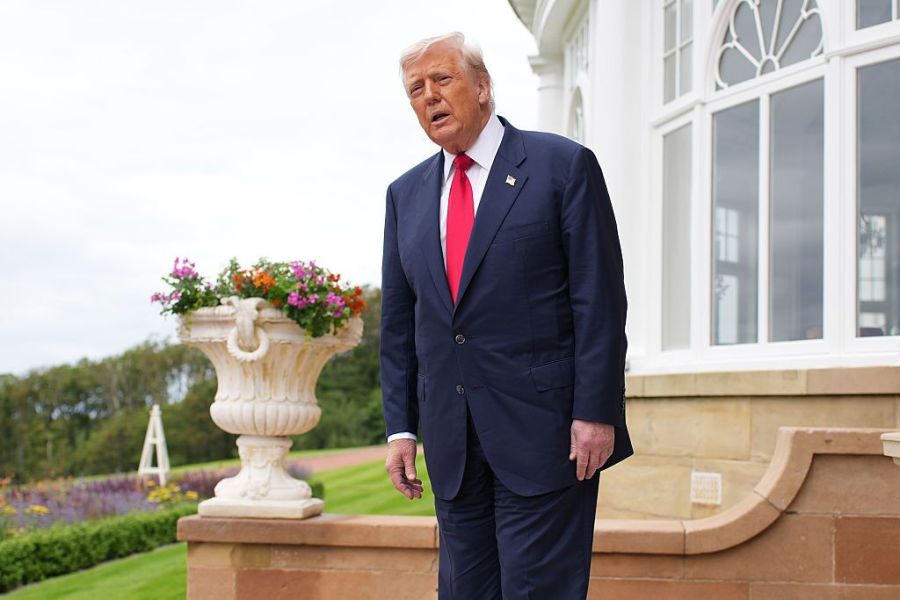 U.S. President Donald Trump Visits Scotland For Rounds Of Golf And Trade Talks