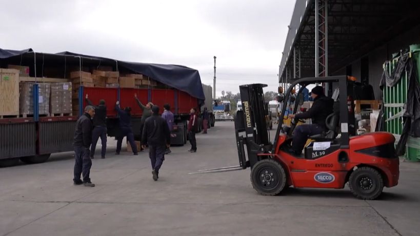 Empleados en el Puerto Seco de Córdoba