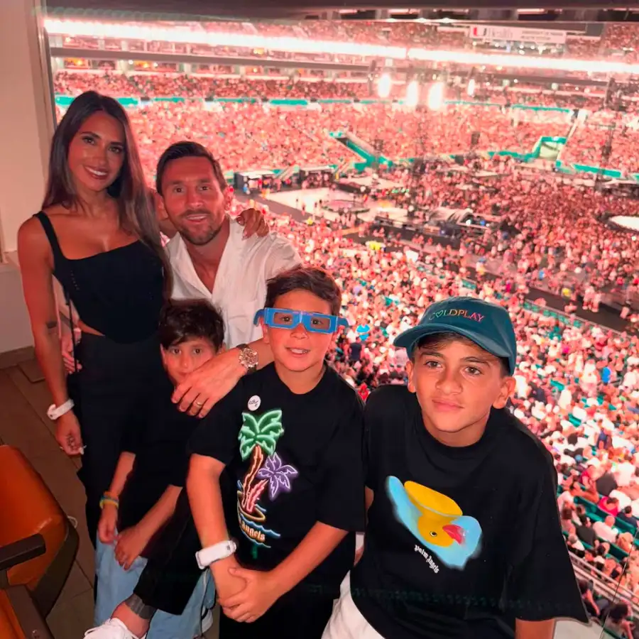 Messi y Antonella Miami 28072025