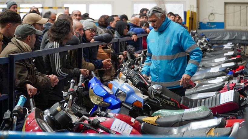 Remate de motos en Alta Gracia