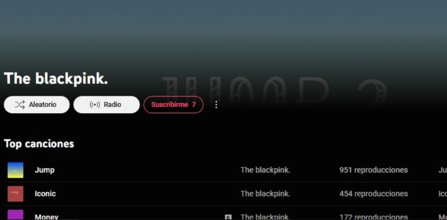 Error de JUMP de BLACKPINK en Apple Music