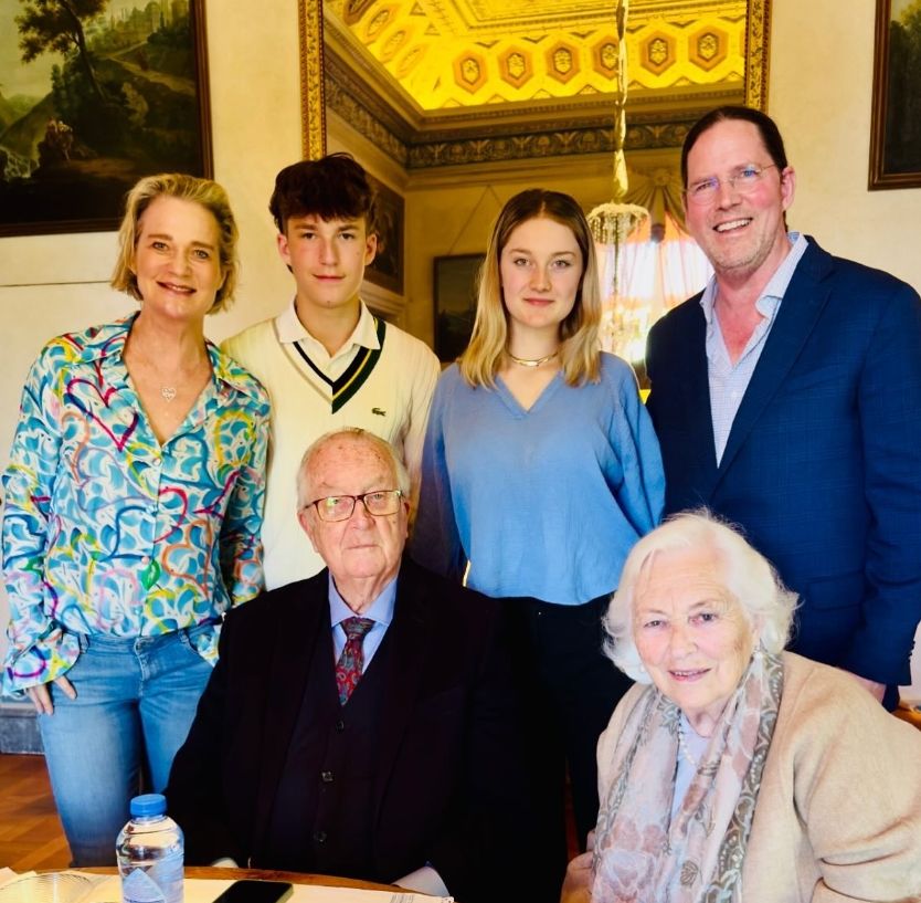 Josephine de Bélgica y su familia