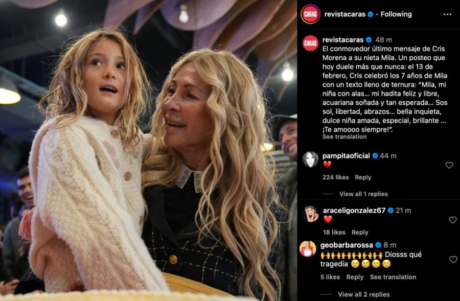 Pampita y Araceli González tras la muerte de la nieta de Cris Morena y Gustavo Yankelevich