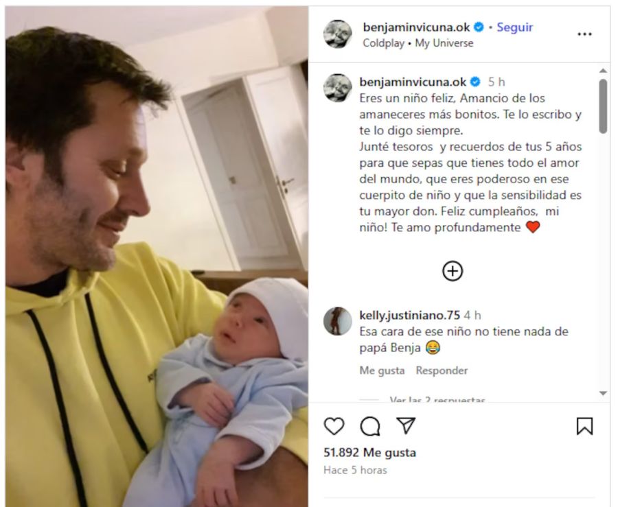 El particular apodo que Mauro Icardi le puso a Amancio, el hijo de la China Suárez: 