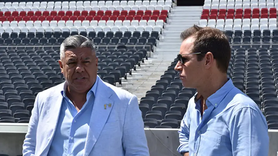 Jorge Brito y Claudio Tapia