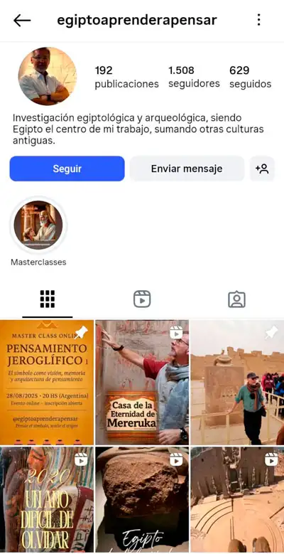 Sanador Egipcio - instagram