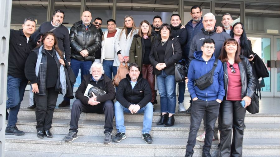 Delegados del Suoem en el ministerio de Trabajo