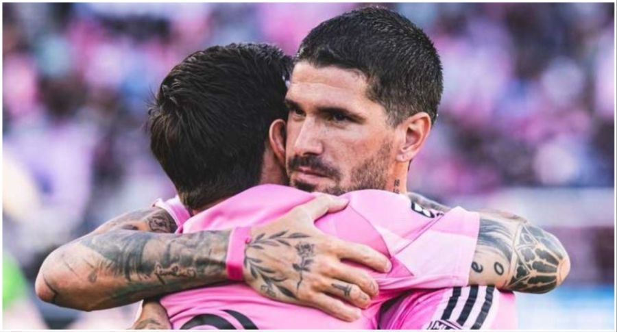 Lionel Messi y Rodrigo De Paul