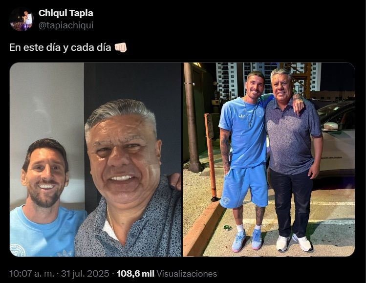 Posteo Chiqui Tapia
